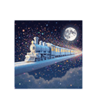 Moonlight Express 月夜のエクスプレス（個別スタンプ：11）