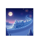 Moonlight Express 月夜のエクスプレス（個別スタンプ：16）