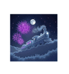 Moonlight Express 月夜のエクスプレス（個別スタンプ：21）