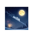 Moonlight Express 月夜のエクスプレス（個別スタンプ：25）
