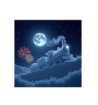 Moonlight Express 月夜のエクスプレス（個別スタンプ：29）