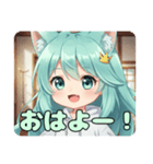 パーカーみなみちゃんスタンプ（個別スタンプ：4）