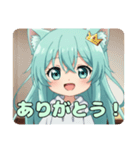 パーカーみなみちゃんスタンプ（個別スタンプ：5）