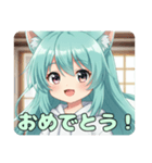 パーカーみなみちゃんスタンプ（個別スタンプ：6）