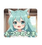 パーカーみなみちゃんスタンプ（個別スタンプ：9）