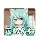 パーカーみなみちゃんスタンプ（個別スタンプ：10）