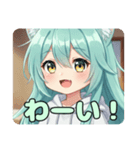 パーカーみなみちゃんスタンプ（個別スタンプ：13）