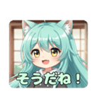 パーカーみなみちゃんスタンプ（個別スタンプ：14）