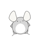 まるっとチンチラ①(バイオレット)（個別スタンプ：13）