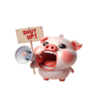 厚唇ピンクぶた（個別スタンプ：21）