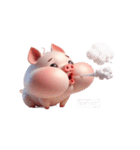 厚唇ピンクぶた（個別スタンプ：31）