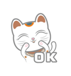 ラッキー猫(招き猫)（個別スタンプ：2）