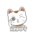 ラッキー猫(招き猫)（個別スタンプ：11）