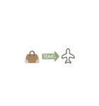 小さいスタンプ どうぶつ（個別スタンプ：13）