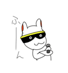 マイクと共に生きる！うさぎとぶた。3（個別スタンプ：4）
