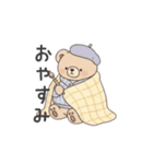 ぽってりくまちゃん（秋冬用）（個別スタンプ：24）