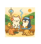 白猫とペンギン夏まつり大勝負！【第二弾】（個別スタンプ：6）