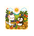 白猫とペンギン夏まつり大勝負！【第二弾】（個別スタンプ：12）