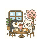 白猫とペンギン夏まつり大勝負！【第二弾】（個別スタンプ：20）