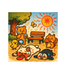 白猫とペンギン夏まつり大勝負！【第二弾】（個別スタンプ：22）