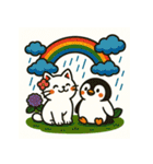 白猫とペンギン夏まつり大勝負！【第二弾】（個別スタンプ：26）