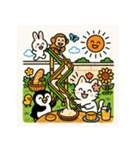 白猫とペンギン夏まつり大勝負！【第二弾】（個別スタンプ：39）