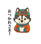 わんこの気持ちスタンプ（癒し系）（個別スタンプ：14）