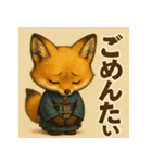 博多織キツネ「おりぎつね」（個別スタンプ：25）