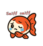 ゆるかわ金魚 癒しスタンプ 英語ver.（個別スタンプ：29）