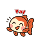 ゆるかわ金魚 癒しスタンプ 英語ver.（個別スタンプ：30）