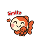 ゆるかわ金魚 癒しスタンプ 英語ver.（個別スタンプ：31）