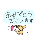レッドミニチュアダックスフンド（個別スタンプ：21）