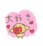 レッドミニチュアダックスフンド（個別スタンプ：30）