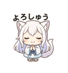 癒し系_着物狐娘の京都弁ほっこりスタンプ（個別スタンプ：1）