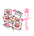 子ブタ3きょうだい15  昭和レトロあるある（個別スタンプ：38）