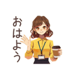 OLの遅刻します連絡★敬語（個別スタンプ：2）