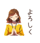 OLの遅刻します連絡★敬語（個別スタンプ：3）