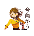 OLの遅刻します連絡★敬語（個別スタンプ：4）