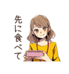 OLの遅刻します連絡★敬語（個別スタンプ：19）
