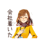OLの遅刻します連絡★敬語（個別スタンプ：21）