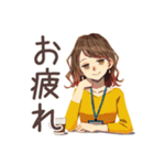 OLの遅刻します連絡★敬語（個別スタンプ：28）