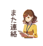 OLの遅刻します連絡★敬語（個別スタンプ：32）