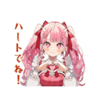 ラブリーな女の子のゆるっとお料理（個別スタンプ：24）