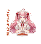 ラブリーな女の子のゆるっとお料理（個別スタンプ：25）
