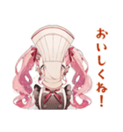 ラブリーな女の子のゆるっとお料理（個別スタンプ：26）