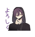 飲み会隅っこ陰キャ男子★反応集（個別スタンプ：3）