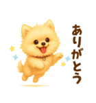 ポメラニアン好きのためのかわいい日常（個別スタンプ：2）
