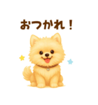 ポメラニアン好きのためのかわいい日常（個別スタンプ：11）