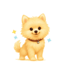 ポメラニアン好きのためのかわいい日常（個別スタンプ：37）