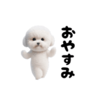 踊る！ビションフリーゼ（個別スタンプ：6）
